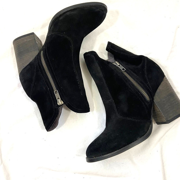 Seychelles Lucky Penny Heeled Bootie Black - Picture 6 of 9